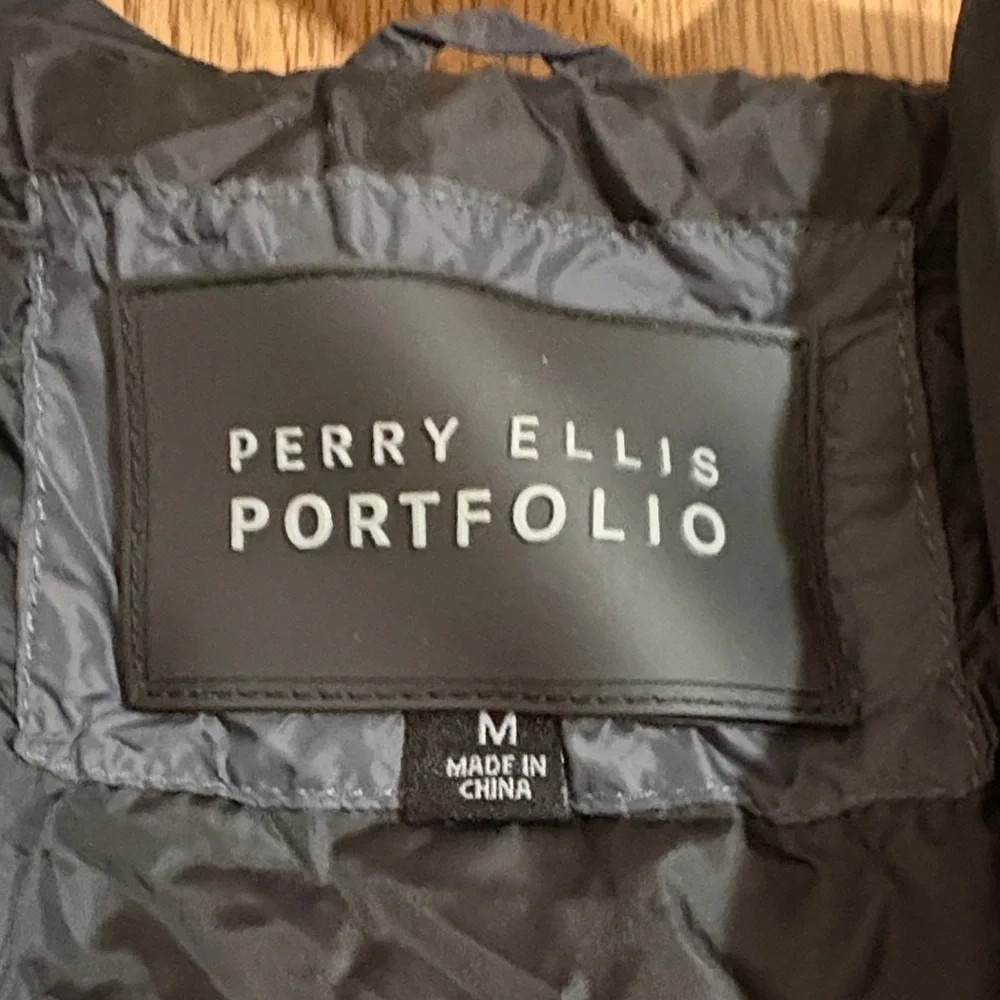 Perry Ellis Charcoal Puffer Jacket
